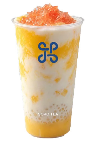 Coconut Mango Grapefruit Sago